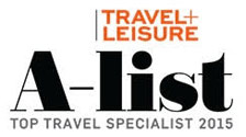 Travel & Leisure A-List Top Travel Specialist 2015