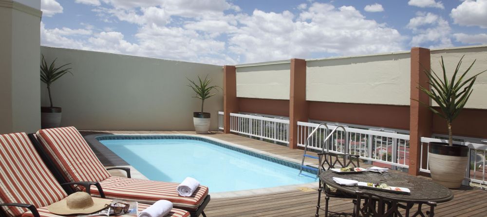 The sunny pool at Kalahari Sands Hotel, Windhoek, Namibia - Image 5