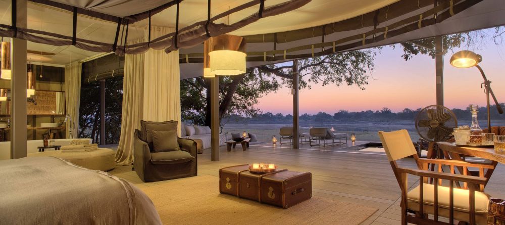 The spectacular view from the private villas at Chinzombo, South Luangwa National Park, Zambia - Image 2