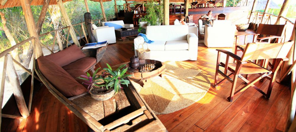 Lounge at Kungwe Beach Lodge, Mahale Mountains National Park, Tanzania - Image 2