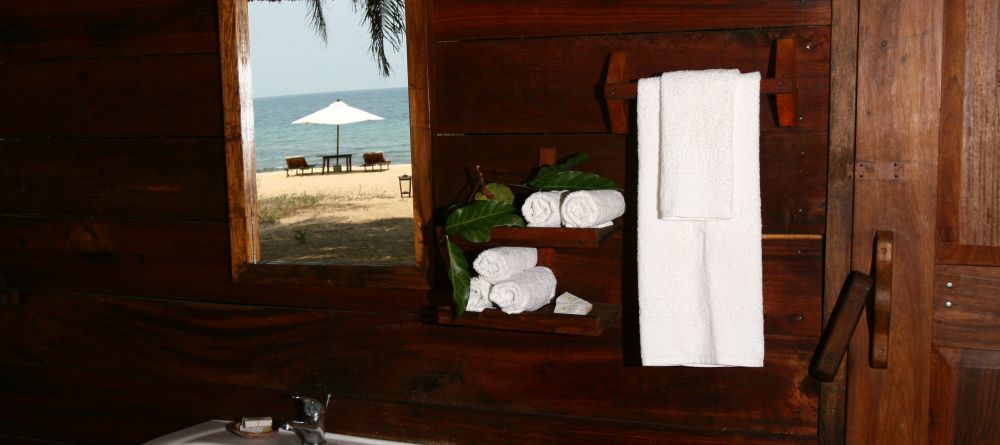 Bathroom at Kungwe Beach Lodge, Mahale Mountains National Park, Tanzania - Image 17