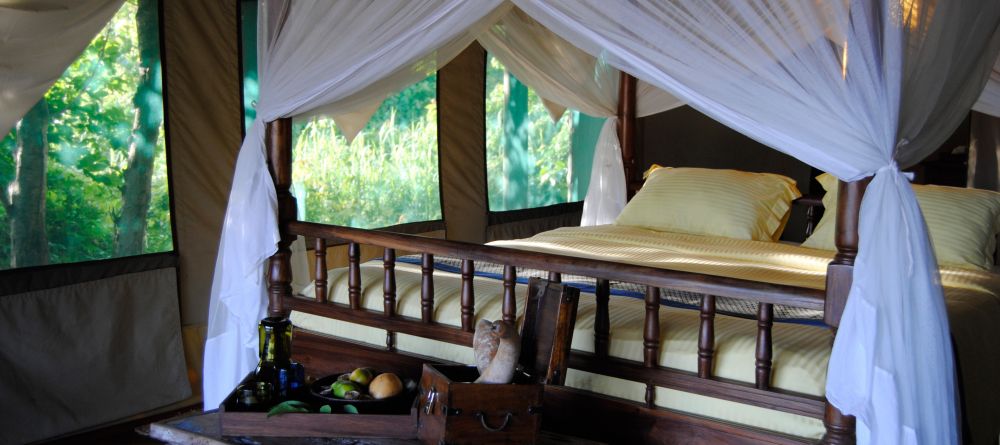Bedroom at Kungwe Beach Lodge, Mahale Mountains National Park, Tanzania - Image 16