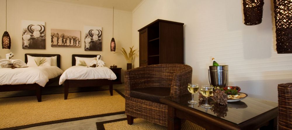 The guest accommodation at Namutoni Rest Camp, Etosha National Park, Namibia - Image 6