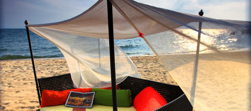 Romantic relaxation on the beach at Kungwe Beach Lodge, Mahale Mountains National Park, Tanzania - Image 9