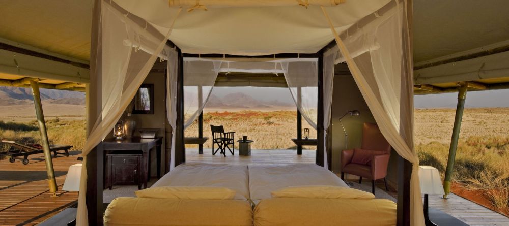 View from your bed at Wolwedans Dune Camp, NamibRand Nature Reserve, Namibia - Image 20