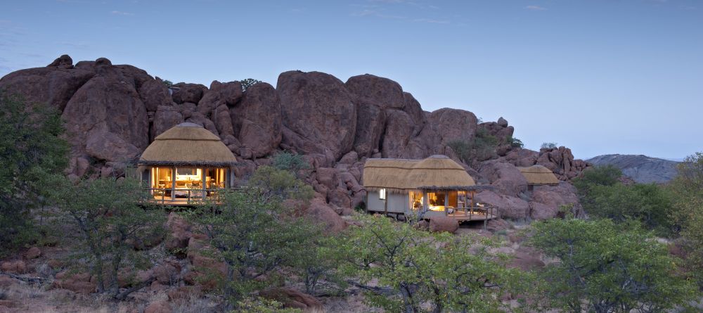 The setting at dusk at Mowani Mountain Camp, Damaraland, Namibia - Image 6