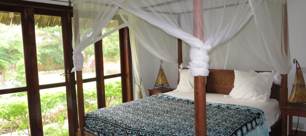 The bedrooms are comfortable with Zanzibar-inspired decor at Villa Turquoise, Zanzibar, Tanzania (Mango staff photo) - Image 9