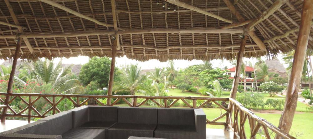 An open and airy veranda overlooks the pool and ocean at Villa Turquoise, Zanzibar, Tanzania (Mango staff photo) - Image 3