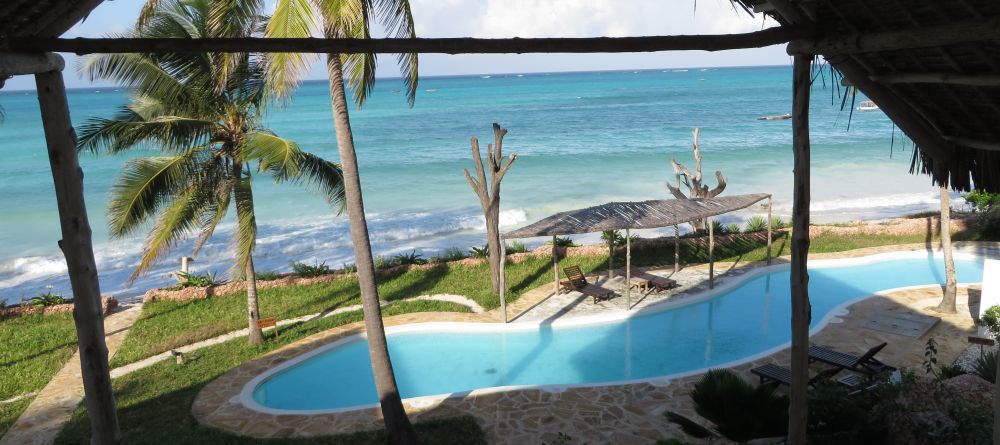 The view out over the unique serpentine pool and the turquoise ocean at Dar House, Zanzibar, Tanzania (Mango staff photo) - Image 8