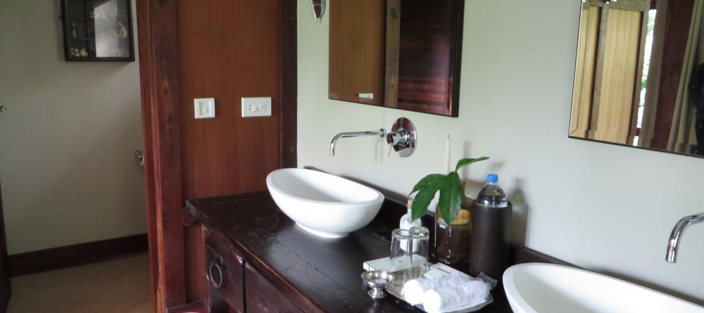 The bathrooms are stylish and modern at Lake Duluti Lodge, Arusha, Tanzania (Mango staff photo) - Image 8