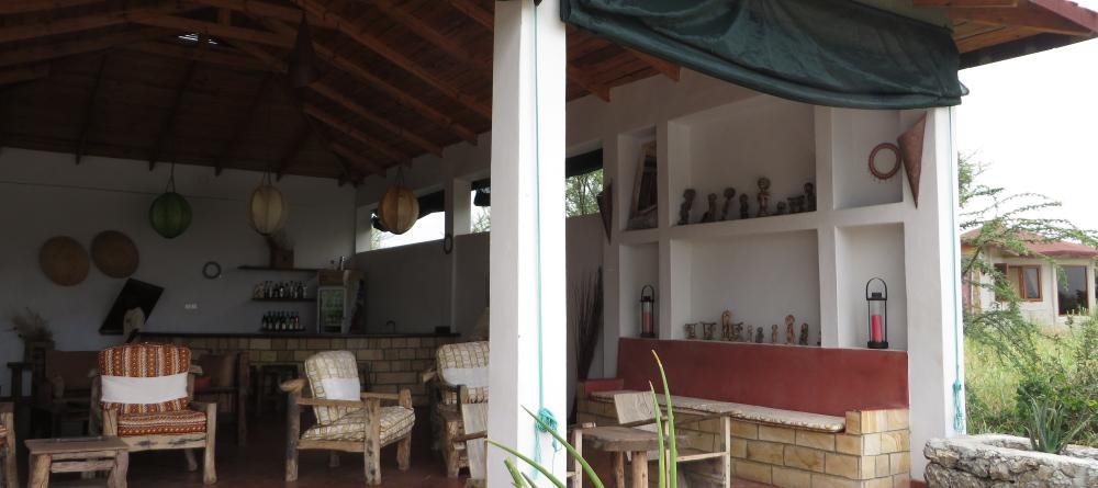 The open-air bar and lounge area at Tarangire Osupuko Lodge, Tarangire National Park, Tanzania (Mango staff photo) - Image 6