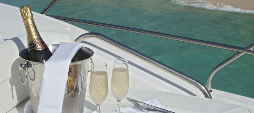 Dining at sea at Raffles Praslin, Praslin, Seychelles - Image 9