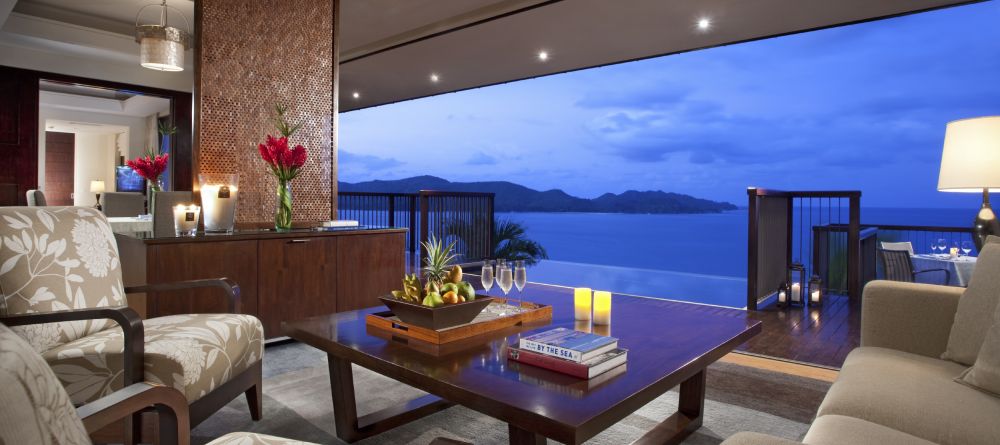 Royal Suite lounge at Raffles Praslin, Praslin, Seychelles - Image 10