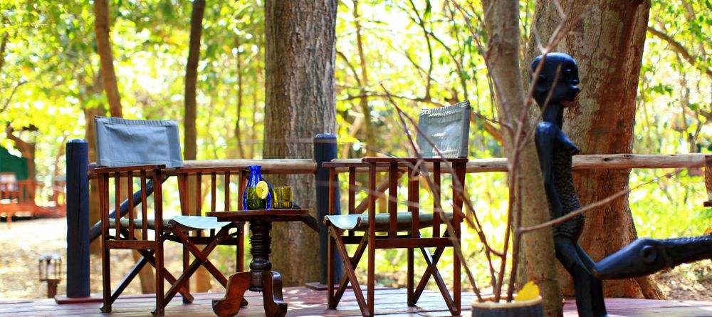 Relax on the patio at Gombe Forest Lodge, Gombe National Park, Tanzania - Image 13