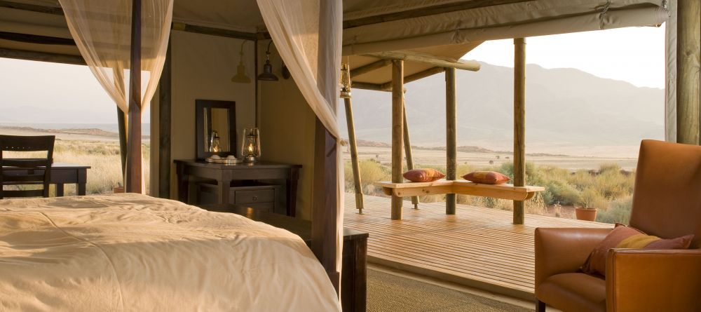 Tent interior at Wolwedans Dune Camp, NamibRand Nature Reserve, Namibia - Image 18