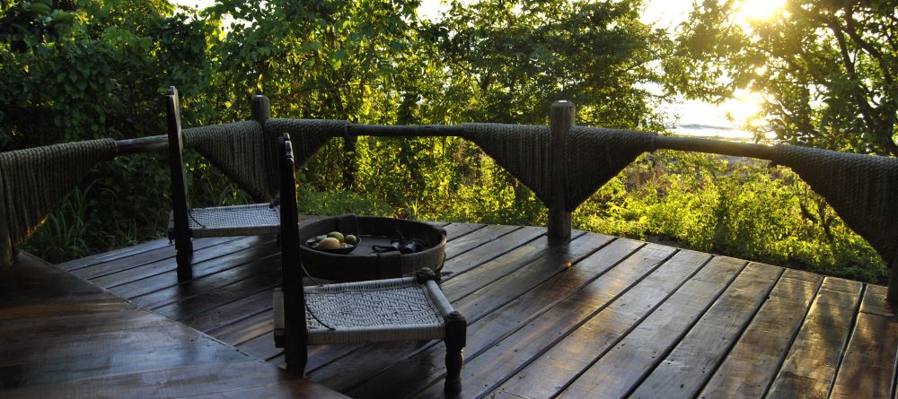 Patio at Kungwe Beach Lodge, Mahale Mountains National Park, Tanzania - Image 4