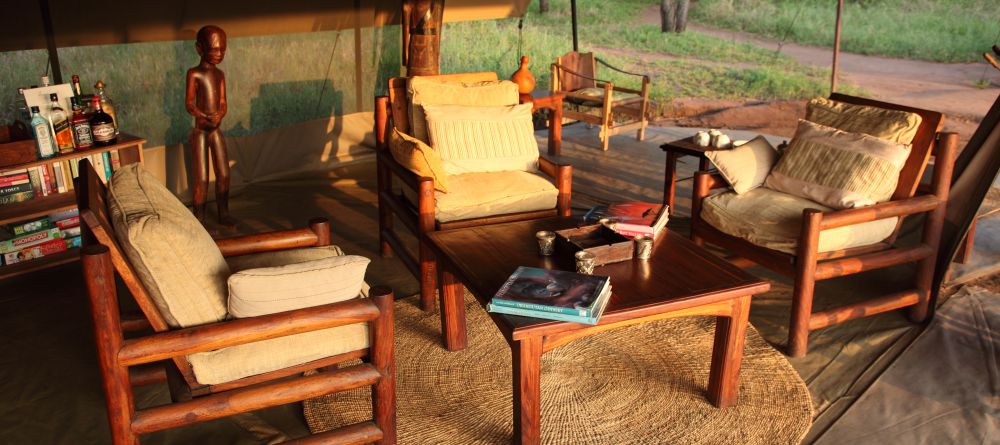 Lounge area at Dunia Camp, Serengeti National Park, Tanzania - Image 6