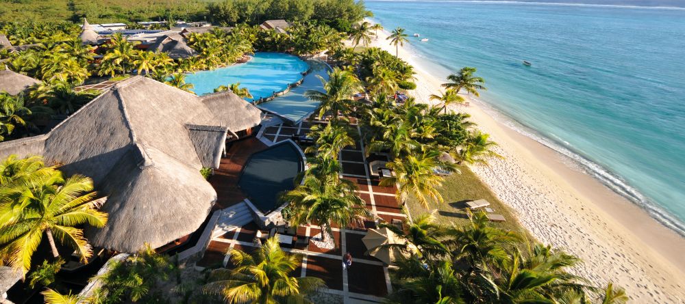 Aerial view of the grounds at Dinarobin Hotel, Golf and Spa, Le Morne Peninsula, Mauritius - Image 3