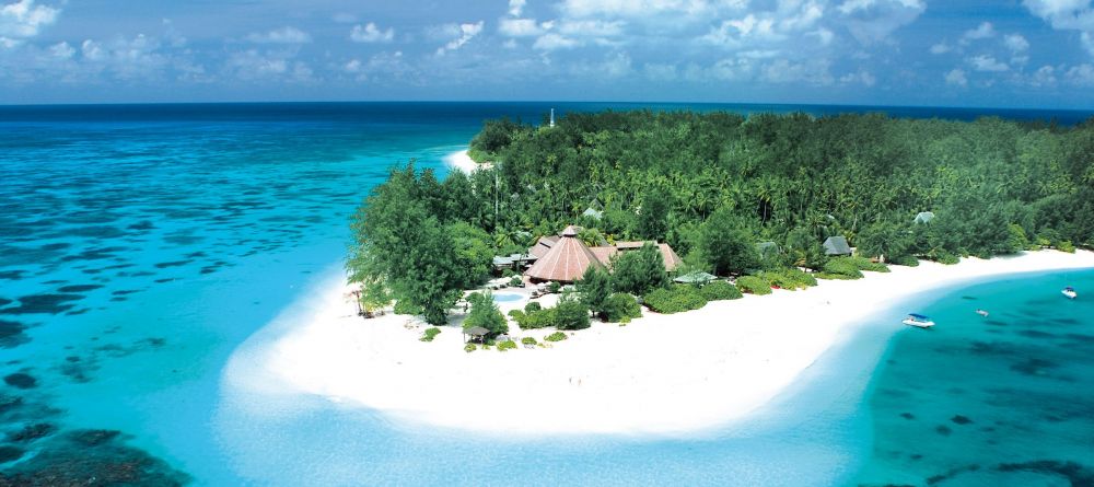 Aerial shot of the lodge setting at Denis Island Lodge, Denis Island, Seychelles - Image 4