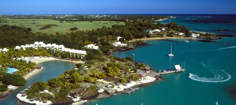 Aerial view of the grounds at Paradise Cove Hotel and Spa, Anse la Raie, Mauritius - Image 7