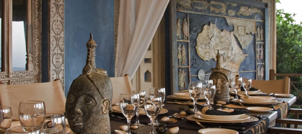 Dining area at Alfajiri Villas, Diani Beach, Tanzania - Image 7