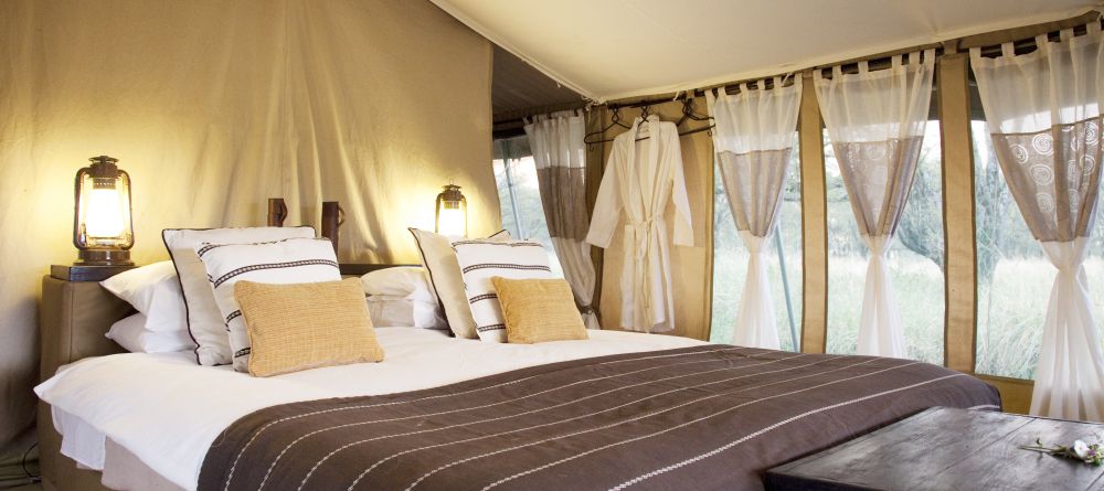 Bedroom at Dunia Camp, Serengeti National Park, Tanzania - Image 3