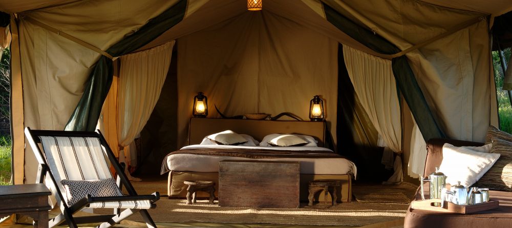 Tent interiot at Dunia Camp, Serengeti National Park, Tanzania - Image 4