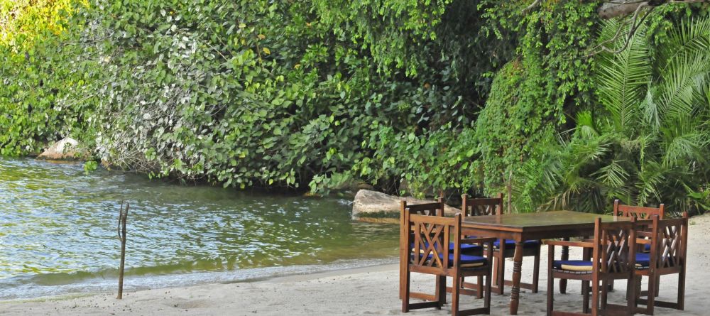 Lakeside dining at Rubondo Island Camp, Lake Victoria, Tanzania - Image 13