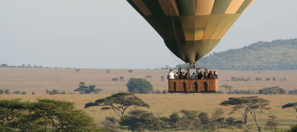 An option hot air balloon safari can be booked at Serengeti Wilderness Camp, Serengeti NCCA, Tanzania - Image 3