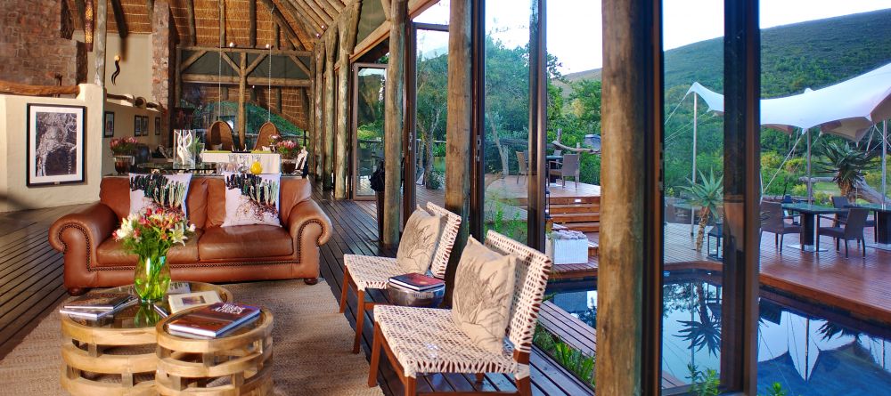 Main lounge at Shamwari Bayethe Tented Lodge, Shamwari Game Reserve, South Africa - Image 14
