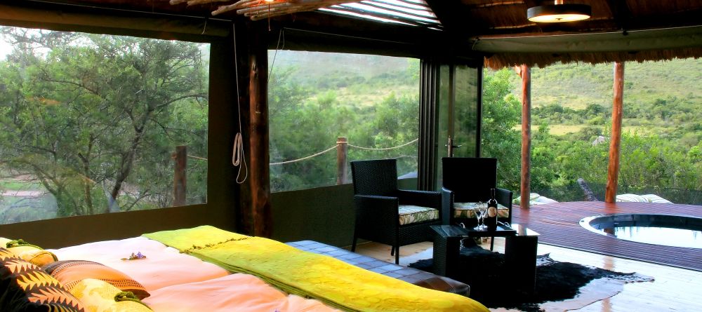 Bedroom at Shamwari Bayethe Tented Lodge, Shamwari Game Reserve, South Africa - Image 9