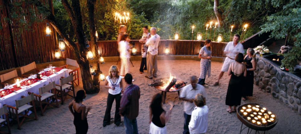 The boma dinner with a campfire at Londolozi Founders Camp, Sabi Sands Game Reserve, South Africa - Image 3