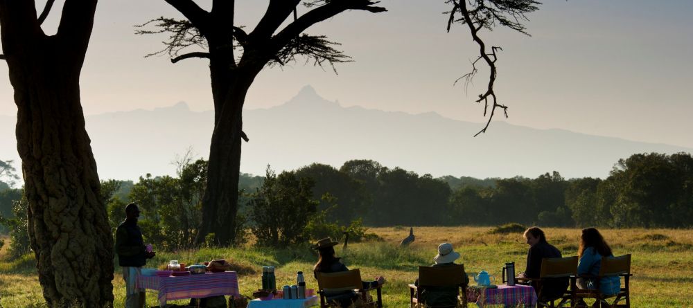 Bush breakfast overlooking Mt Kenya Ol Pejeta Bush Camp, Ol Pejeta Reserve, Kenya - Image 8