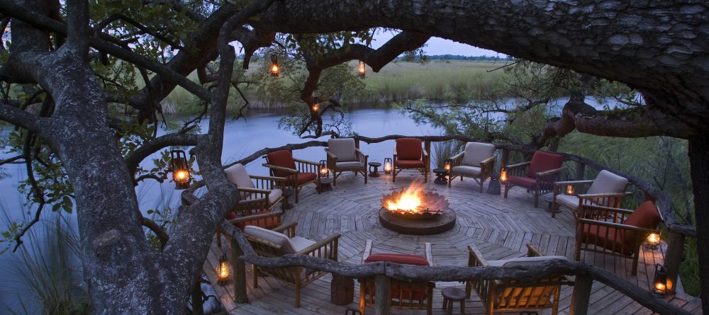 Campfire at Xakanaxa Camp, Moremi Game Reserve, Botswana - Image 3