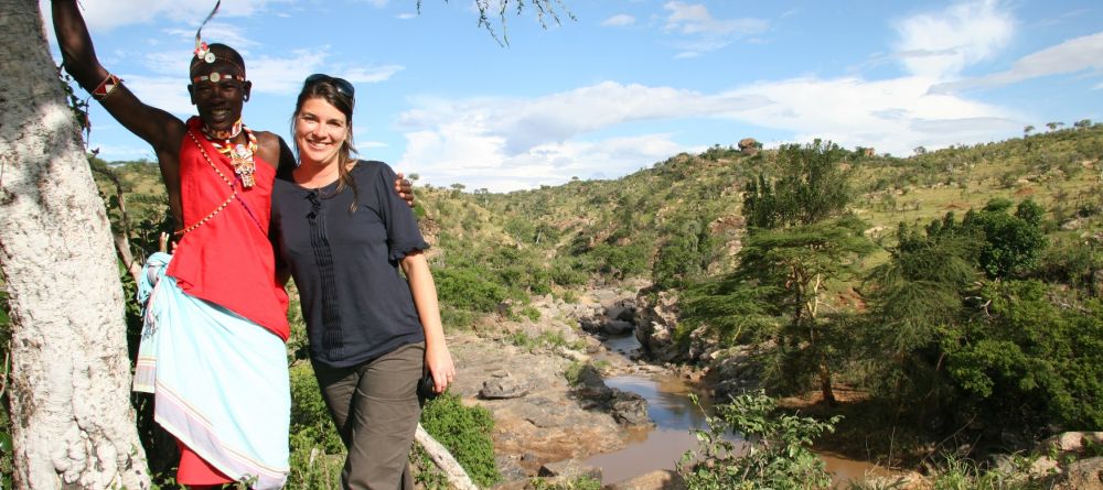 Casey, Mango Staff, at the Ewaso Nyiro River at Sabuk Lodge, Laikipia, Kenya - Image 21