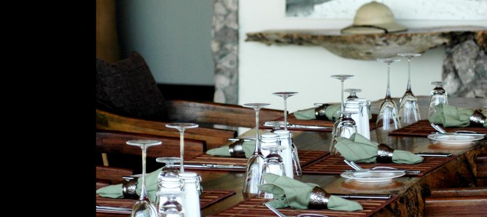 The elegantly set lunch table at Chem Chem Lodge, Lake Manyara National Park, Tanzania - Image 19