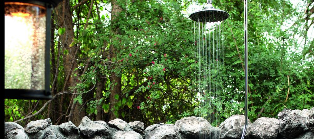 Refresh yourself after a long game drive in the secluded outdoor showers at Chem Chem Lodge, Lake Manyara National Park, Tanzania - Image 17