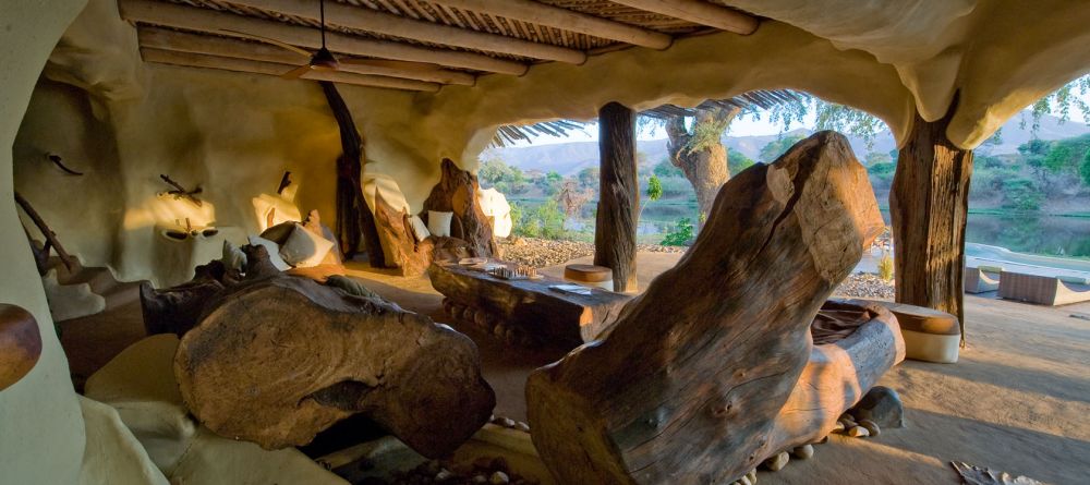 Lounge area at Chongwe River House, Lower Zambezi National Park, Zambia  - Image 9