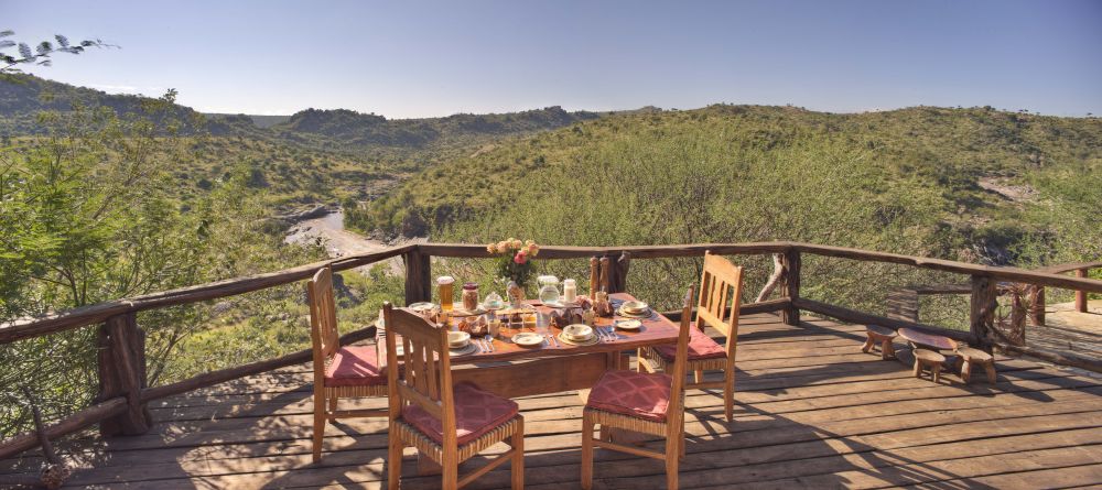 Dining with a beautiful view at Sabuk Lodge, Laikipia, Kenya (Stevie Mann) - Image 17