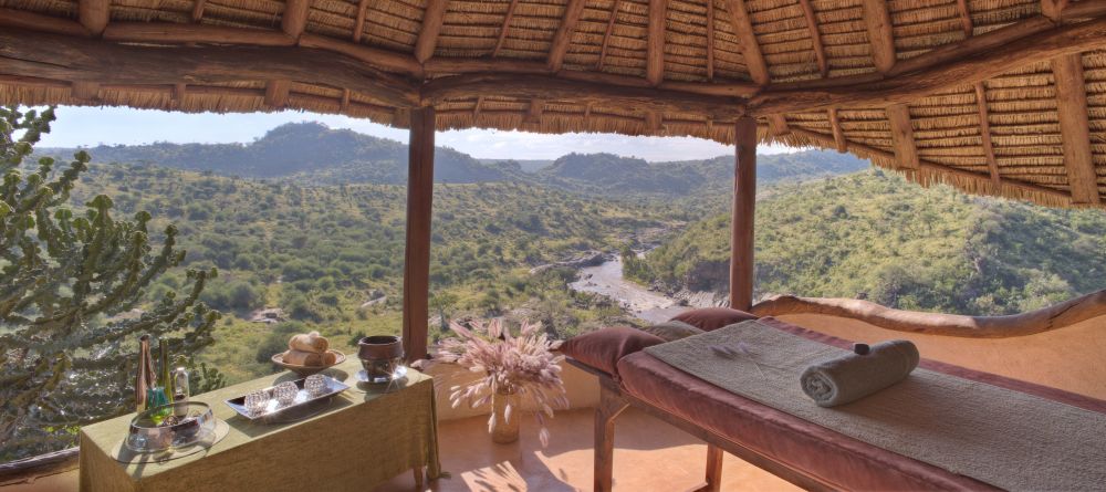 The massage room with a stunning vista at Sabuk Lodge, Laikipia, Kenya (Stevie Mann) - Image 15