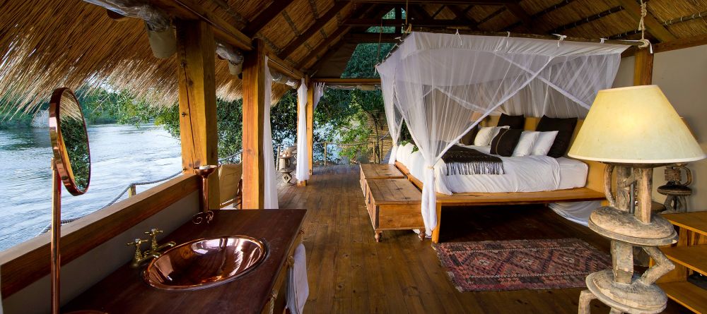 Cottage at Sindabezi Island Lodge, Livingstone, Zambia - Image 1