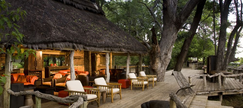 Deck and exterior at Xakanaxa Camp, Moremi Game Reserve, Botswana - Image 4