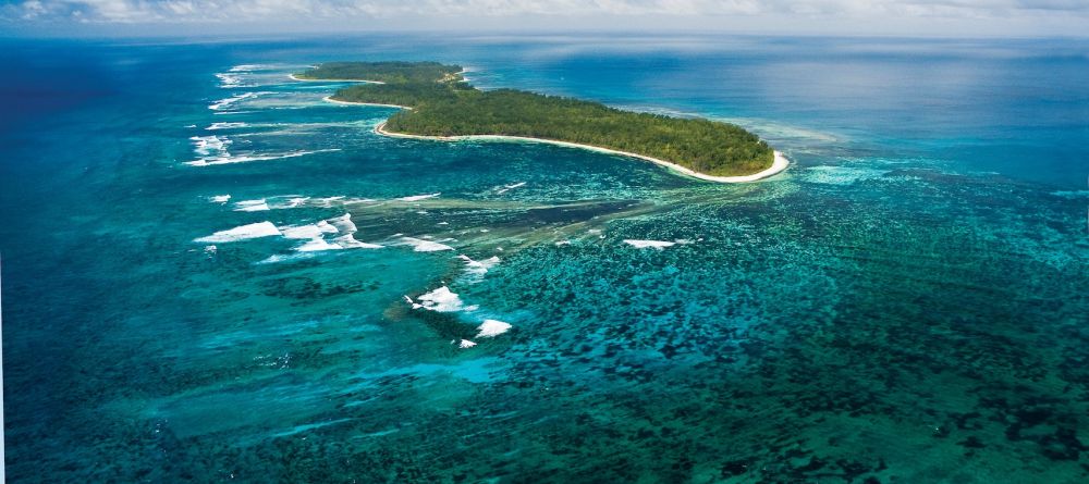Aerial shot of the islands at Desroches Island Resort, Desroches Island, Seychelles - Image 4
