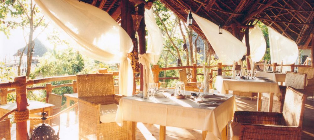 Dining area at Fundu Lagoon, Pemba Island, Tanzania - Image 3