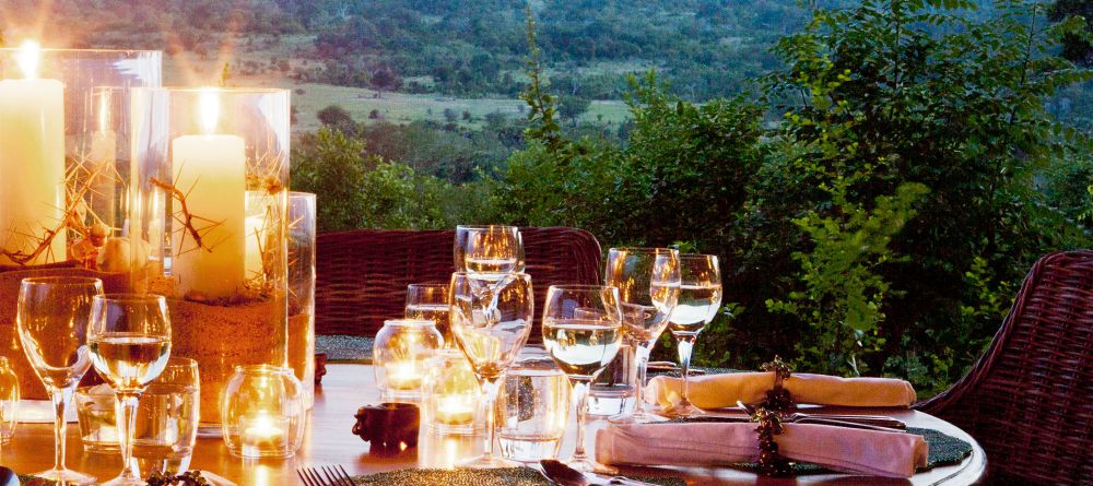 The fine details of the dining setting at Beho Beho, Selous National Park, Tanzania - Image 14