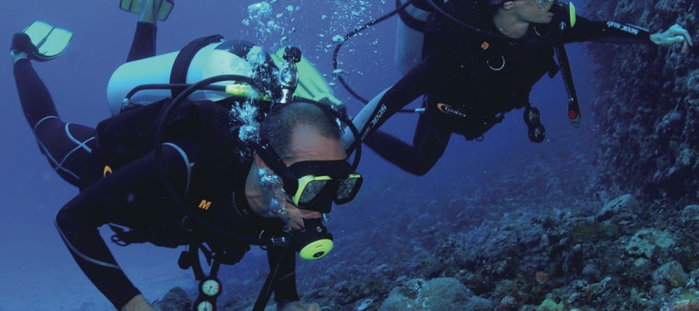 Scuba diving the reefs at Pole Pole Bungalow Resort, Mafia Island, Tanzania - Image 3