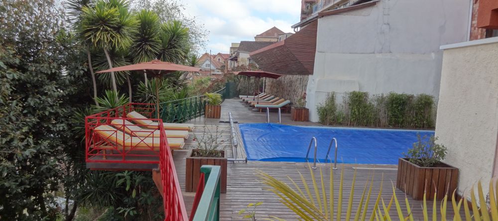 The pool and veranda at Palissandre Hotel and Spa, Antananarivo, Madagascar (Mango Staff photo) - Image 3