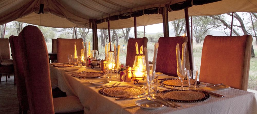 Dining area at Dunia Camp, Serengeti National Park, Tanzania - Image 5