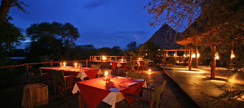 Evening dining at Selous Impala Camp, Selous National Park, Tanzania - Image 1