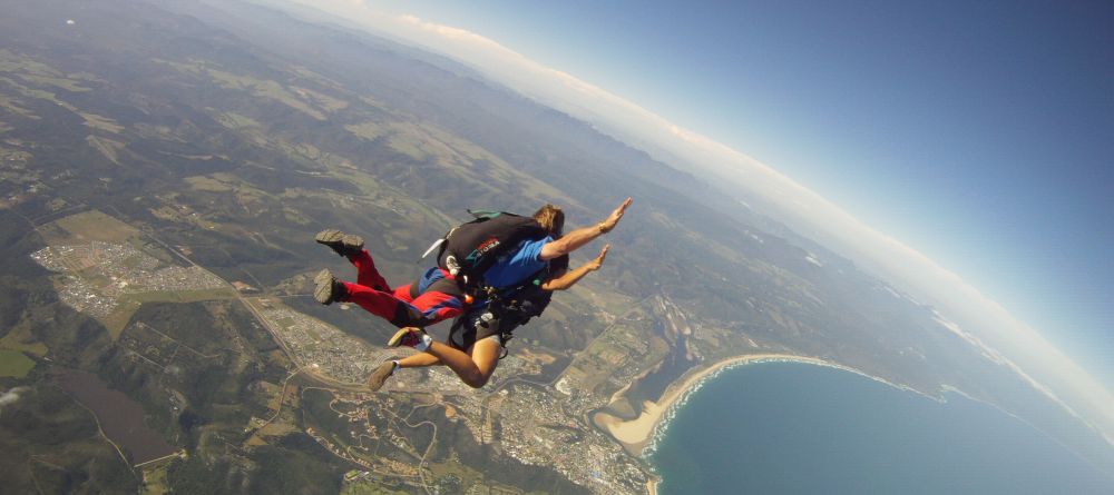 Sky diving at Plettenberg Hotel, Plettenberg, South Africa - Image 1